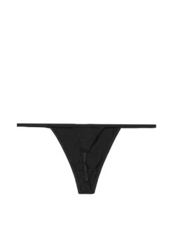 Victoria's Secret Stretch Cotton Eyelet V-String Panty -Sexy Underwear Shop 1117345854A2 OF B