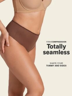 Moderate Compression Seamless Thong Contouring Panty -Sexy Underwear Shop 1117521112F1 OF DET