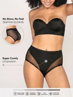 Comfy Compression Undetectable Shaper Panty -Sexy Underwear Shop 1118443254A2 OF B