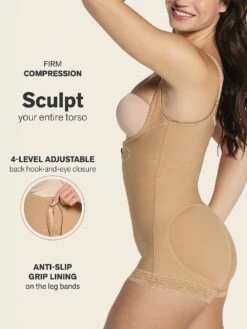 Firm Compression Open Bust Body Shaper Boyshorts 20 Firm Compression Open Bust Body Shaper Boyshorts -Sexy Underwear Shop 1118443331H6 OF DET