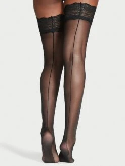 Lace Top Thigh Highs 36 Lace Top Thigh Highs -Sexy Underwear Shop 1120049754A2 OM B