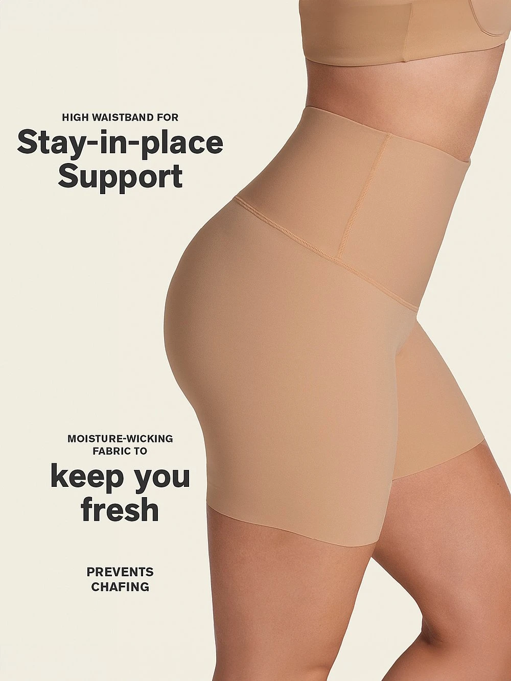 Firm Compression High-Waist Shaper Slip Shorts 4 Firm Compression High-Waist Shaper Slip Shorts - Image 2