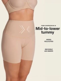 Firm Compression High-Waist Shaper Slip Shorts 25 Firm Compression High-Waist Shaper Slip Shorts -Sexy Underwear Shop 1121122332H4 OF DET