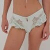 Butterfly Lace Ruffle Cheeky Panty 2 Butterfly Lace Ruffle Cheeky Panty -Sexy Underwear Shop 1121871102K1 OM F