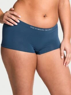 Seamless Eyelet Boyshort Panty -Sexy Underwear Shop 112207164Q30 OM F