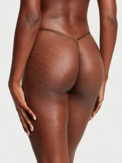 Lace-Trim High-Leg Adjustable V-String Panty 34 Lace-Trim High-Leg Adjustable V-String Panty -Sexy Underwear Shop 1122178433F6 OM B 3