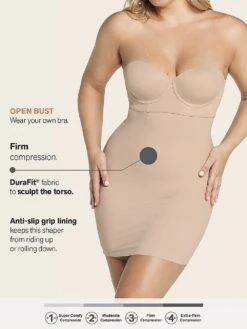 Moderate Compression Sculpting Skort Slip -Sexy Underwear Shop 1123027332H2 OF B