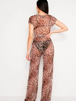 GOOD AMERICAN Mesh Wide Leg Pants -Sexy Underwear Shop 11232853A412 OM B