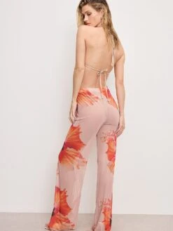 GOOD AMERICAN Mesh Wide Leg Pants -Sexy Underwear Shop 11232853A501 OM B