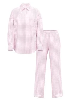 Victoria's Secret Modal-Cotton Striped Long Pajama Set 15 Victoria's Secret Modal-Cotton Striped Long Pajama Set -Sexy Underwear Shop 112360777AYX OF F 1