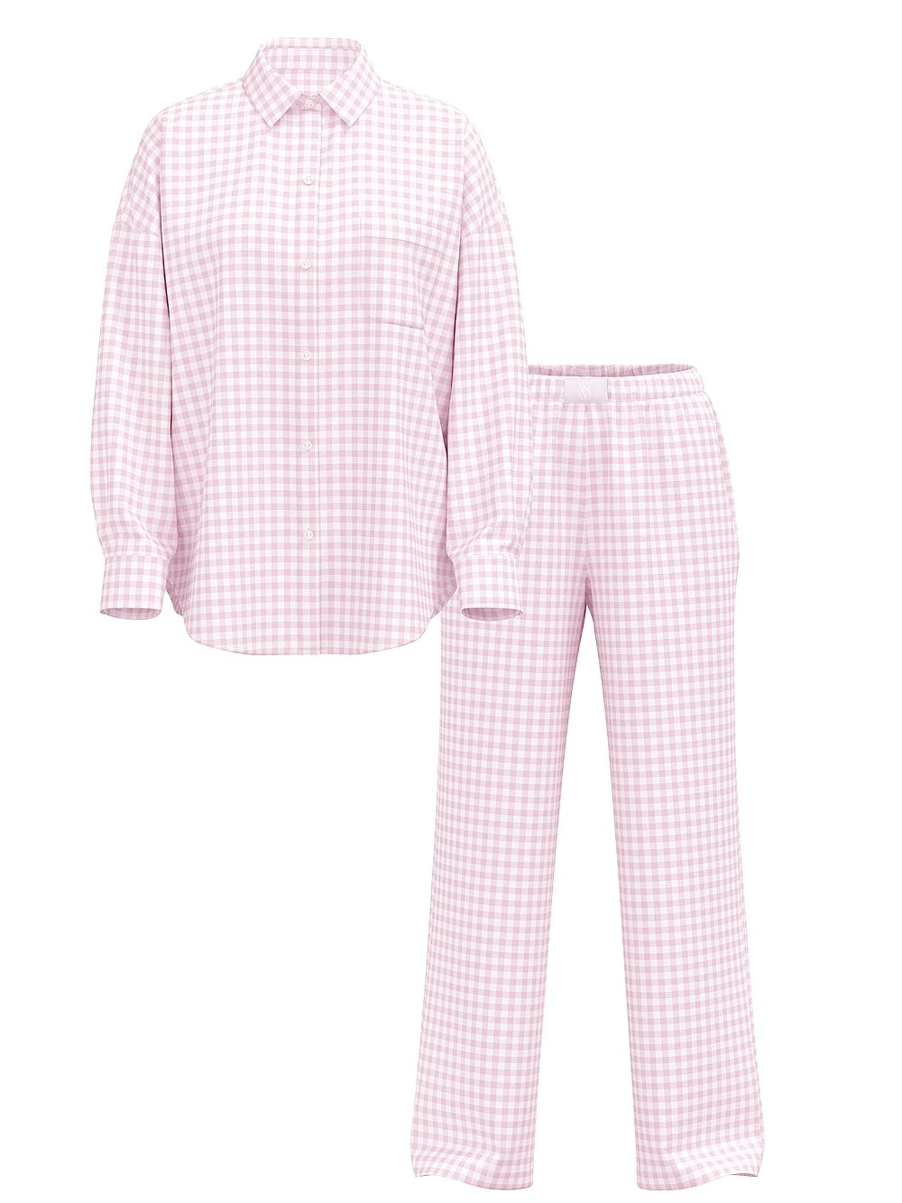 Victoria's Secret Modal-Cotton Eyelet Long Pajama Set 5 Victoria's Secret Modal-Cotton Eyelet Long Pajama Set - Image 3