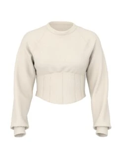 VSX Featherweight Knit Corset Crewneck