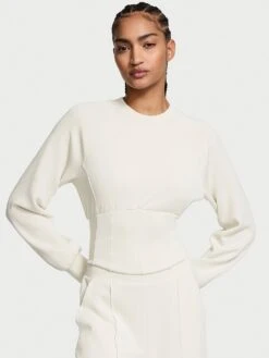 VSX Featherweight Knit Corset Crewneck 16 VSX Featherweight Knit Corset Crewneck -Sexy Underwear Shop 1123663834H4 OM F