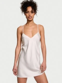 Victoria's Secret Satin Open-Back Slip