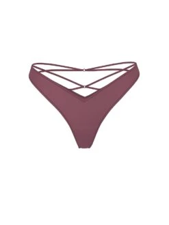 Lace-Trim High-Leg Thong Panty -Sexy Underwear Shop 1123843612P1 OF F 6