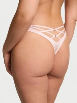 Flocked Leopard High-Leg Thong Panty 34 Flocked Leopard High-Leg Thong Panty -Sexy Underwear Shop 112384362HMN OM B 1