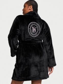 Victoria's Secret Short Cozy Robe -Sexy Underwear Shop 112387316AZK OM B