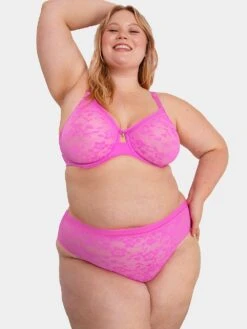 Smooth Lace High Cut Brief -Sexy Underwear Shop 1124122772S0 OM F