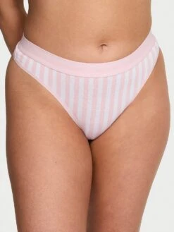 Logo Cotton Thong Panty -Sexy Underwear Shop 1124446274FJ OM F 1