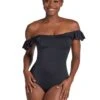 Ruffle Corset Shaping One-Piece Swimsuit -Sexy Underwear Shop 1124456654A2 OM B