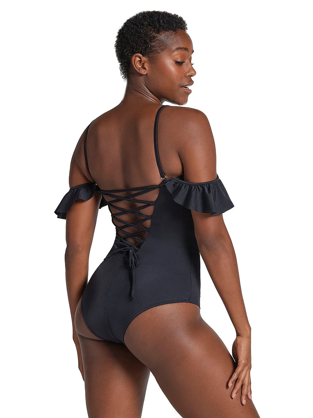 Ruffle Corset Shaping One-Piece Swimsuit 4 Ruffle Corset Shaping One-Piece Swimsuit - Image 2