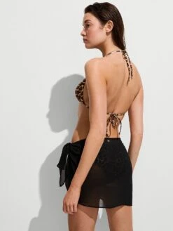 Beachwear Sheer Crinkle Mini Sarong -Sexy Underwear Shop 1124477454A2 OM B