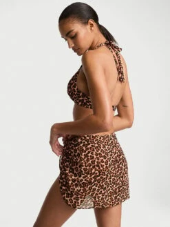 Beachwear Sheer Crinkle Mini Sarong -Sexy Underwear Shop 112447747B47 OM B