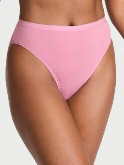 Victoria's Secret Stretch Cotton Eyelet High-Leg Brief Panty -Sexy Underwear Shop 1124484909T2 OM F