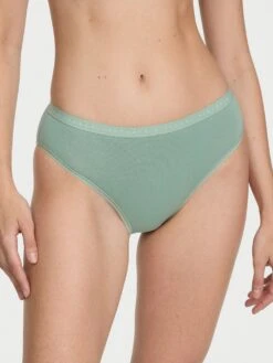 Victoria's Secret Stretch Cotton Eyelet High-Leg Brief Panty -Sexy Underwear Shop 1124484946K1 OM F
