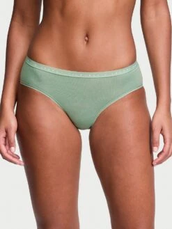 Victoria's Secret Stretch Cotton Eyelet Hiphugger Panty -Sexy Underwear Shop 1124485046K1 OM F