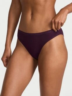 Victoria's Secret Stretch Cotton Eyelet Bikini Panty -Sexy Underwear Shop 1124485521P9 OM F