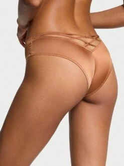 Rose Lace Crotchless Cheeky Panty -Sexy Underwear Shop 112452492YSV OM B