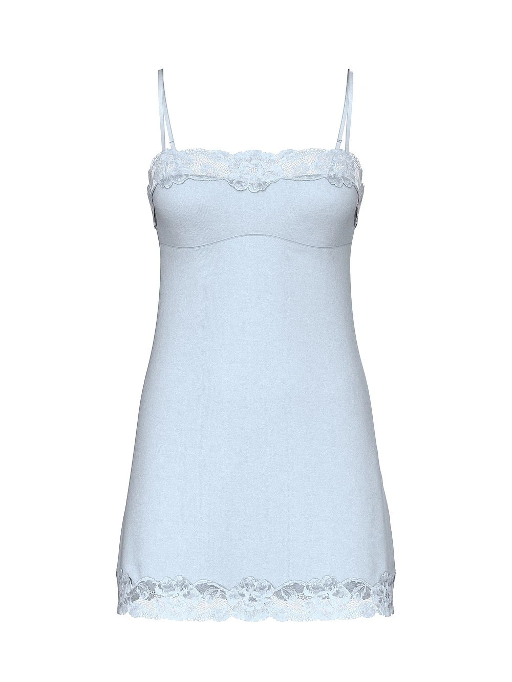 Victoria's Secret Modal Soft & Lace Trim Straight-Neck Slip Dress 5 Victoria's Secret Modal Soft & Lace Trim Straight-Neck Slip Dress - Image 3