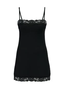 Victoria's Secret Modal Soft & Lace Trim Straight-Neck Slip Dress 21 Victoria's Secret Modal Soft & Lace Trim Straight-Neck Slip Dress -Sexy Underwear Shop 1124563854A2 OF F DGA