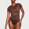 Victoria's Secret Bodywear By Victoria With FeatherSoft™ Innovation Short-Sleeve Bodysuit