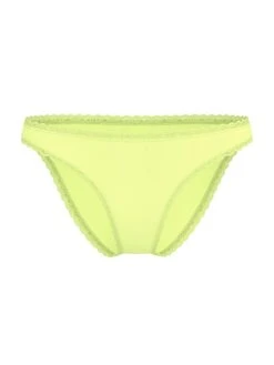 Cotton Pointelle Lace-Waist Bikini -Sexy Underwear Shop 112496242HLE OF F