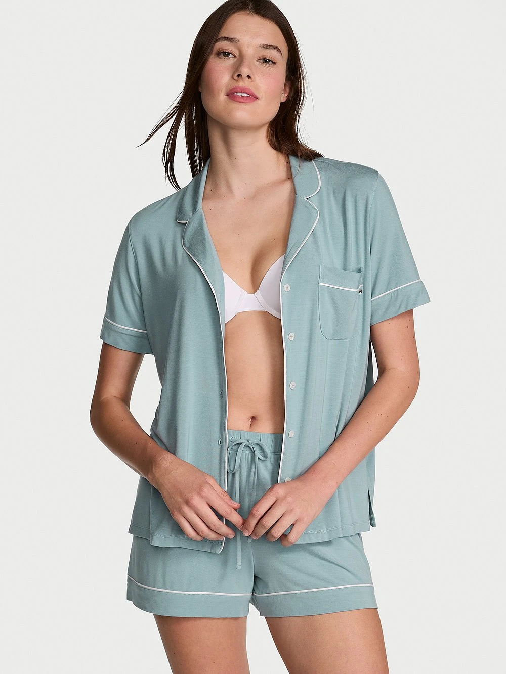Victoria's Secret Modal Soft Eyelet Short Pajama Set 7 Victoria's Secret Modal Soft Eyelet Short Pajama Set - Image 5