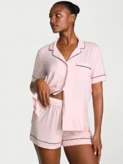 Victoria's Secret Modal Soft Short Pajama Set -Sexy Underwear Shop 112498052HMN OM F 1
