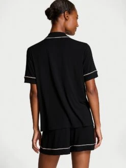 Victoria's Secret Modal Soft Eyelet Short Pajama Set 37 Victoria's Secret Modal Soft Eyelet Short Pajama Set -Sexy Underwear Shop 1124980554A2 OM B