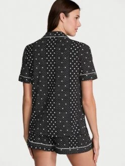 Victoria's Secret Modal Soft Eyelet Short Pajama Set 40 Victoria's Secret Modal Soft Eyelet Short Pajama Set -Sexy Underwear Shop 1124980572UE OM B