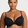 Cotton Logo Hardware Perfect Shape Push-Up Bra
