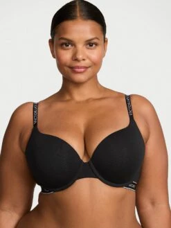 Cotton Logo Hardware Perfect Shape Push-Up Bra
