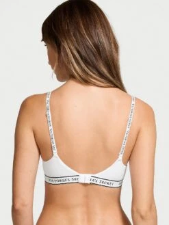 Cotton Logo Hardware Perfect Shape Push-Up Bra -Sexy Underwear Shop 1124997895D1 OM B