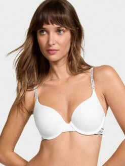 Cotton Logo Hardware Perfect Shape Push-Up Bra -Sexy Underwear Shop 1124997895D1 OM F