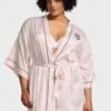 Victoria's Secret Satin Short Piped Robe