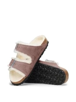 Birkenstock Arizona Shearling Suede Sandals -Sexy Underwear Shop 1125045593O6 OF DET