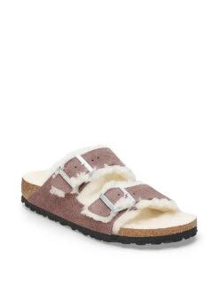 Birkenstock Arizona Shearling Suede Sandals -Sexy Underwear Shop 1125045593O6 OM F