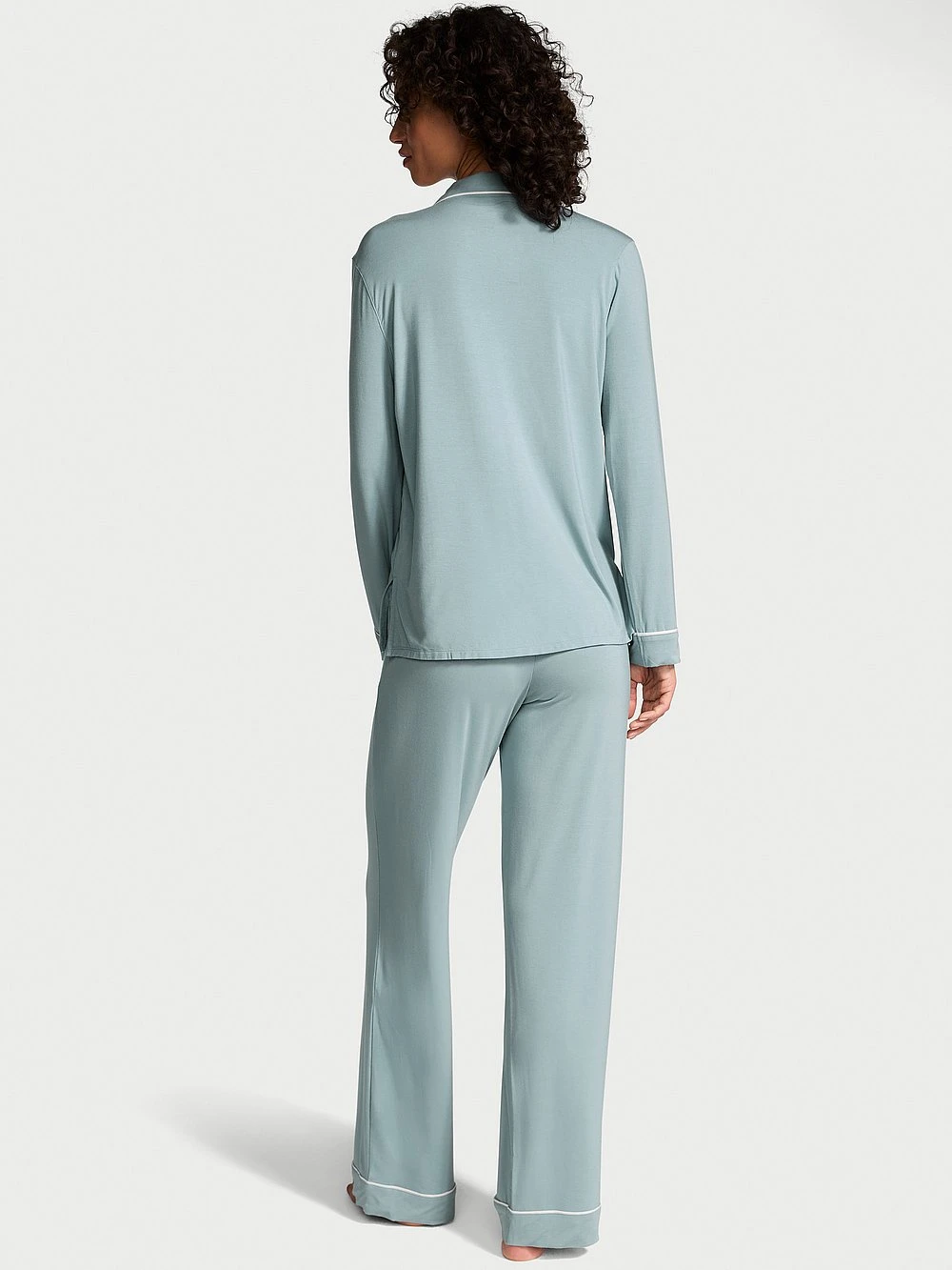 Victoria's Secret Modal Soft Eyelet Long Pajama Set 4 Victoria's Secret Modal Soft Eyelet Long Pajama Set - Image 2