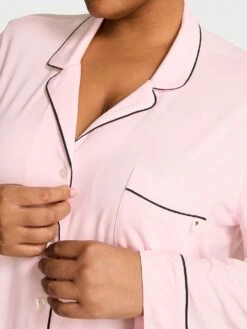 Victoria's Secret Modal Soft Long Pajama Set -Sexy Underwear Shop 112507202HMN OF DET 2