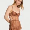 Wicked Unlined Rose Lace Apron Set -Sexy Underwear Shop 112508272YSV OM F
